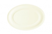 Тарелка овальная 32x22 см., плоская, фарфор, Lyra, шт LROP32 RAK Porcelain (ОАЭ)
