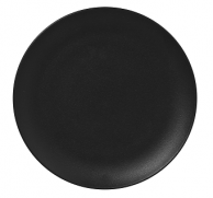 Тарелка круглая d=24 см., плоская, фарфор, NeoFusion Volcano(черный), шт NFNNPR24BK RAK Porcelain (ОАЭ)