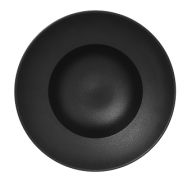 Тарелка круглая d=23 см., глубокая, фарфор, NeoFusion Volcano(черный), шт NFCLXD23BK RAK Porcelain (ОАЭ)