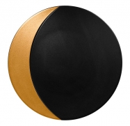 Тарелка круглая,борт цвет золотой d=31  см., плоская, фарфор, Metalfusion, шт MFMOFP31GB RAK Porcelain (ОАЭ)