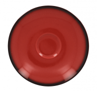 Блюдце круг. d=13 см., для чашки 9cl, фарфор,цвет красный, Lea, шт LECLSA13RD RAK Porcelain (ОАЭ)