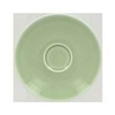 Блюдце круг. d=15 см., для чашки 23cl, фарфор,цвет зеленый, Vintage, шт VNCLSA15GR RAK Porcelain (ОАЭ)
