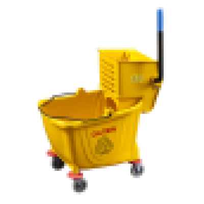 Тележка - для уборки , 25л, 61х36 h=85см., пластик,цвет желтый GX-100AL Gerus (Германия)