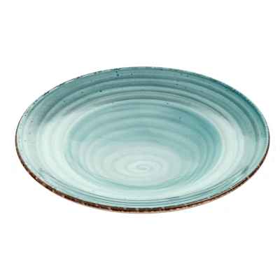  Тарелка круглая d=26 см., глубокая, фарфор, цвет голубой, шт  GBSBAS26CK50TM  GURAL (Турция)