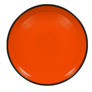 Тарелка глубокая с вертикальным бортом, цвет черный/оранжевый, Fire, Rak Porcelain FRNODP23OR RAK Porcelain (ОАЭ)