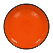 Салатник круглый, цвет черный/оранжевый, Fire, Rak Porcelain FRNOBW12OR RAK Porcelain (ОАЭ)