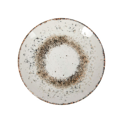  Тарелка круглая d=27 см., плоская, фарфор,цвет бежевый, Crumbs R1515 GBSEO27DUR1515 GURAL (Турция)