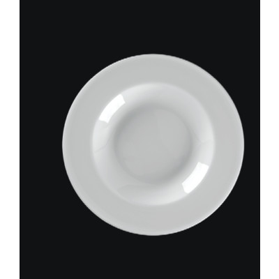  Тарелка круглая глубокая d=22.8 h=3.6 см., 269мл, фарфор, Bravura, RAK Porcelain, ОАЭ