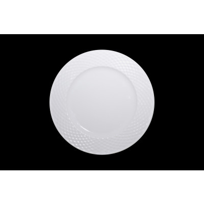 Тарелка с бортом круглая d=20 см., плоская, фарфор, Polo, Egypt porcelain 25108