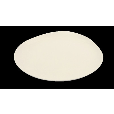  Тарелка ассиметричная d=25 см., плоская, фарфор молочно-белый , Rodin GBSRD25DU00 GURAL (Турция)
