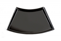Тарелка  черная сегмент 51x30 см., плоская, фарфор, B.Concept, шт LXBS51BK RAK Porcelain (ОАЭ)