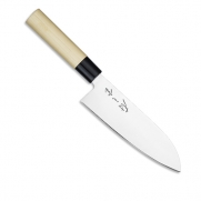 Нож кухонный «Santoku»(Japanese Style),ручка пластик, цвет бежевый  2511T55 Atlantic Chef (Япония) 