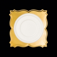 Блюдце квадрат. 12x7 см., для чашки 9cl, фарфор, Golden, шт KQSA12 RAK Porcelain (ОАЭ)