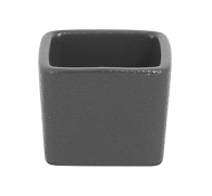 Емкость  для подачи низкая 5.5х4.5см., 6 cl., фарфор, NeoFusion Stone(серый), шт NFOPSD02GY RAK Porcelain (ОАЭ)