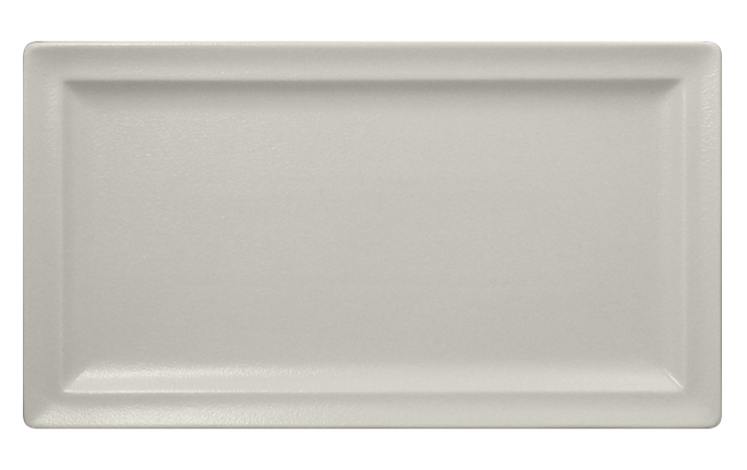 Тарелка прямоугольная 38x21 см., плоская, фарфор, NeoFusion Sand(белый), шт