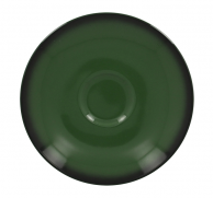 Блюдце круг. d=13 см., для чашки 9cl, фарфор,цвет зеленый, Lea, шт LECLSA13DG RAK Porcelain (ОАЭ)