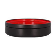 Тарелка глубокая с вертикальным бортом, цвет черный/красный, Fire, Rak Porcelain FRNODP23RD  RAK Porcelain (ОАЭ)
