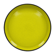Тарелка глубокая с вертикальным бортом, цвет черный/зеленый, Fire, Rak Porcelain FRNODP23GR RAK Porcelain (ОАЭ)