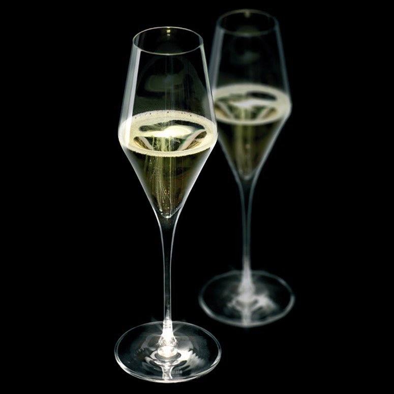 Бокал для шампанского (ножка подсвечивается) (290мл)29 cl.,стекло, HighLight, Stolzle