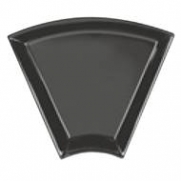 Тарелка  черная сегмент 30x12 см., плоская, фарфор, B.Concept, шт LXBS30BK RAK Porcelain (ОАЭ)