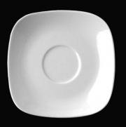 Блюдце квадратное 14 см., для чашки 17, 23 cl, фарфор, Ska, шт SKSA14 RAK Porcelain (ОАЭ)