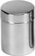 Ёмкость для сахарной пудры. В крышку вмонтирована мелкая сеточка для распыления. Изготовлена из хромо-никелевой стали 18/10. 1469000 WAS (Германия)